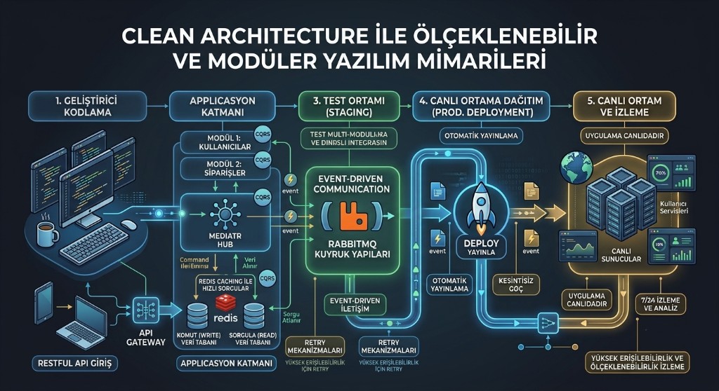 Clean Architecture ve mikroservis mimarisi